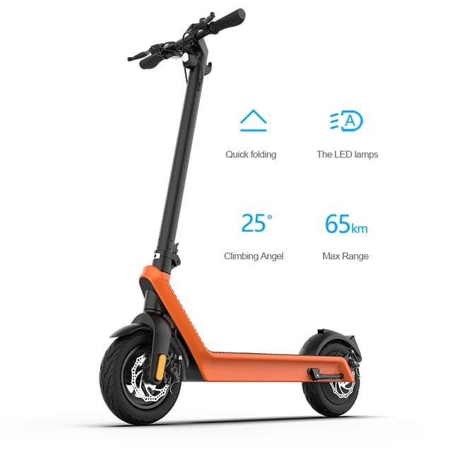 Adult double shock  absorbed electrif scooter 10 inch portable foldable mobility scooter