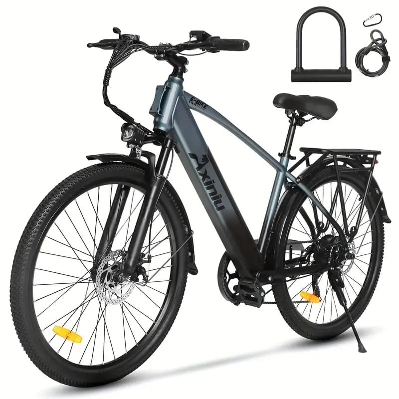 Electric Bicycle, 27.5" Electric Mountain Bike with 48V 499Wh Removable Battery Peak 749W Motor, 21 Speed Ebike, Up to 50 Miles, 19 MPH Electric Bike