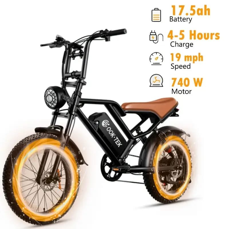 Electric Bicycle, 27.5" Electric Mountain Bike with 48V 499Wh Removable Battery Peak 749W Motor, 21 Speed Ebike, Up to 50 Miles, 19 MPH Electric Bike