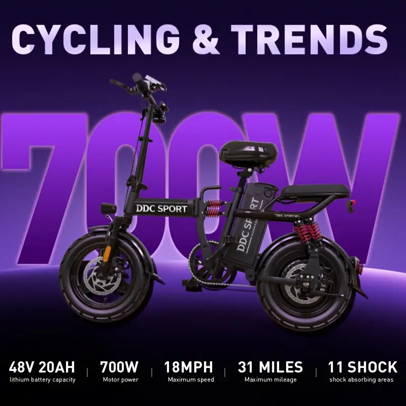 Two-wheeled Scooter 48v Brushless Motor 15ah Lithium Battery