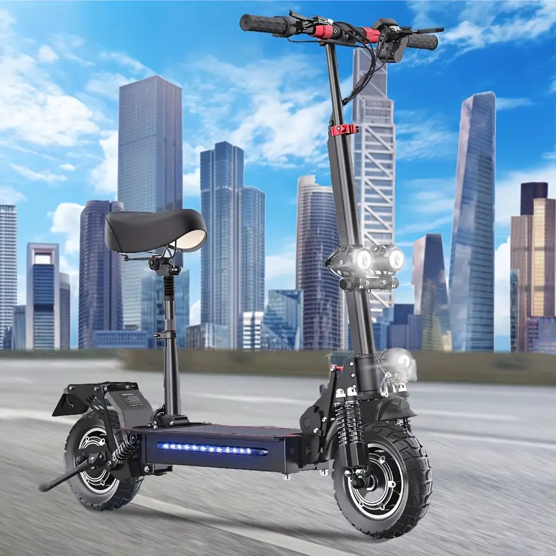 Two-wheeled Scooter 48v Brushless Motor 15ah Lithium Battery