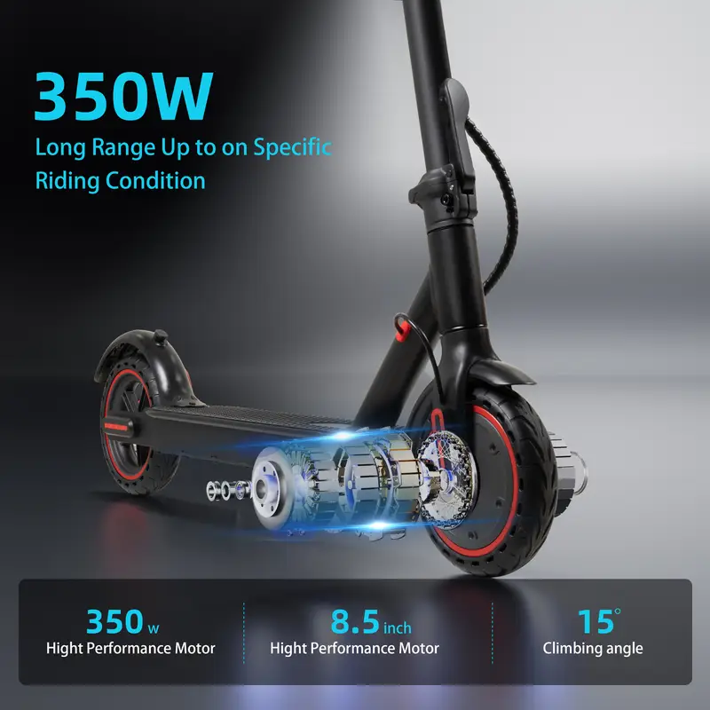 Two-wheeled Scooter 48v Brushless Motor 15ah Lithium Battery