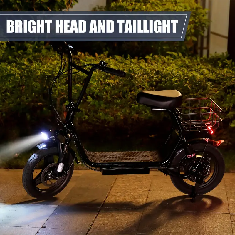 Two-wheeled Scooter 48v Brushless Motor 15ah Lithium Battery