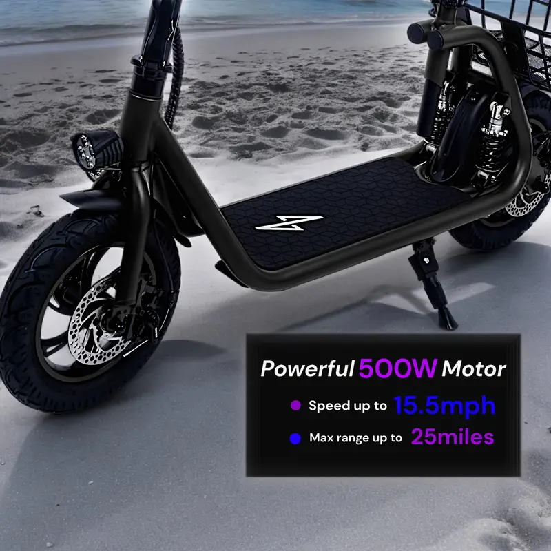 Two-wheeled Scooter 48v Brushless Motor 15ah Lithium Battery
