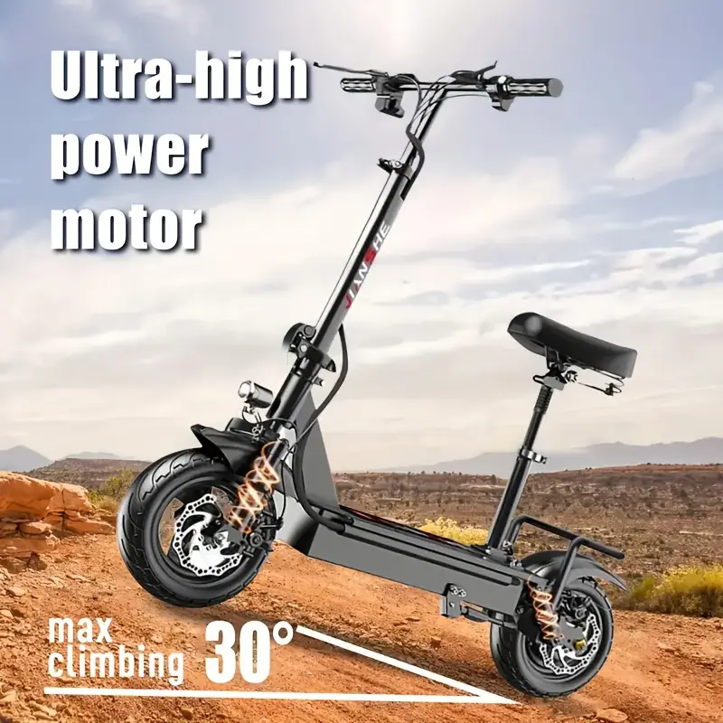 Two-wheeled Scooter 48v Brushless Motor 15ah Lithium Battery