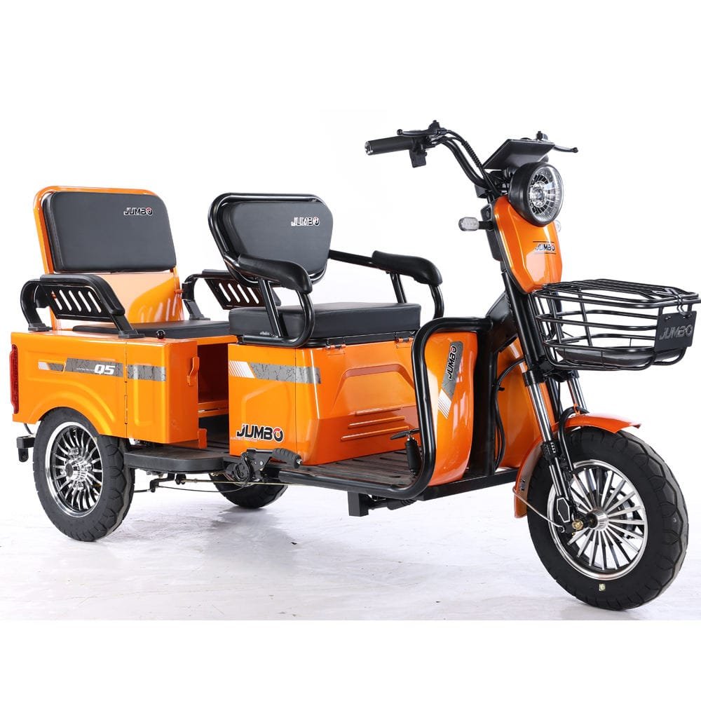 Electric Cargo Trike Canopy 1000W Motor Power 1000W Motor Power 400kg Payload Capacity Steel Material 60v Passenger Trike